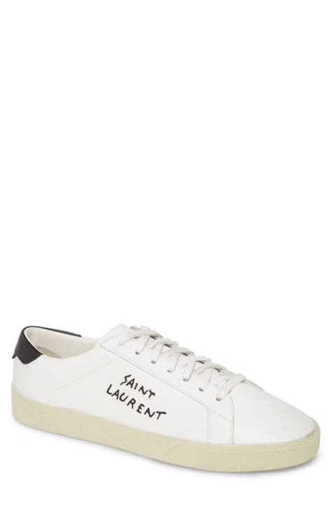 ysl shoes men red laces|saint laurent shoes price.